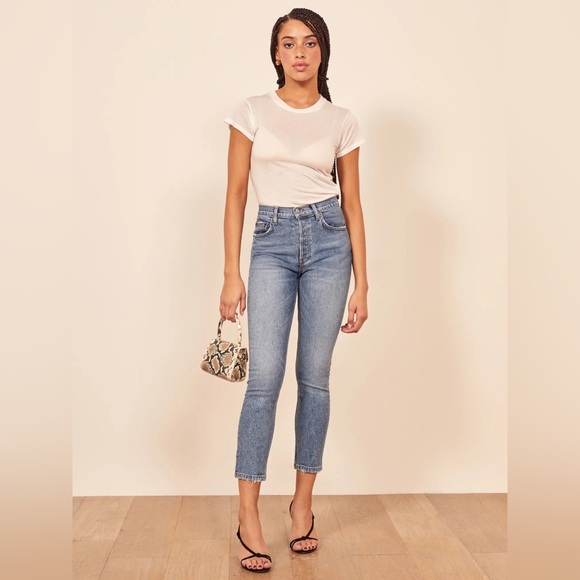 ✨REFORMATION✨Serena High Skinny Crop - Picture 2 of 2